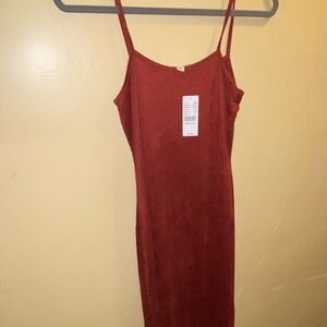 Pascun LA hearts suede dress